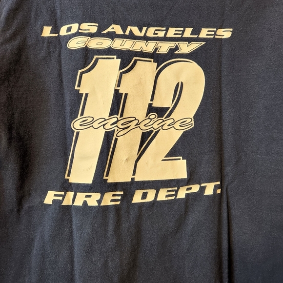 Los Angeles County Fire Dept Engine 112, Antelope Acres t-shirt - Picture 4 of 5